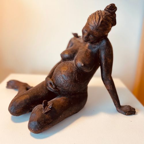 Tiziana Buffagni terracotta sculpture Madre Natura