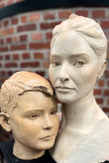 Tiziana Buffagni portraits en terracotta